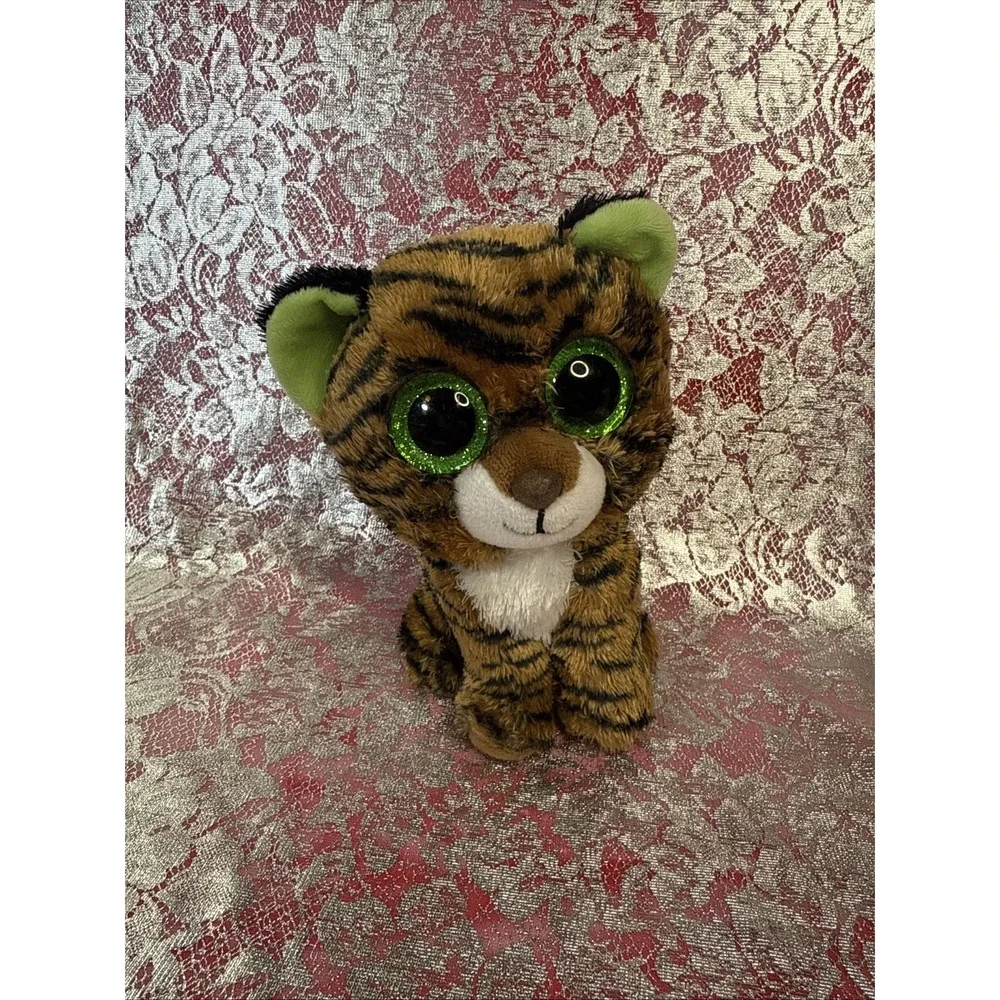 TY Beanie Boos TIGGY the Brown Striped Tiger (6 Inch) 2021, No Tag